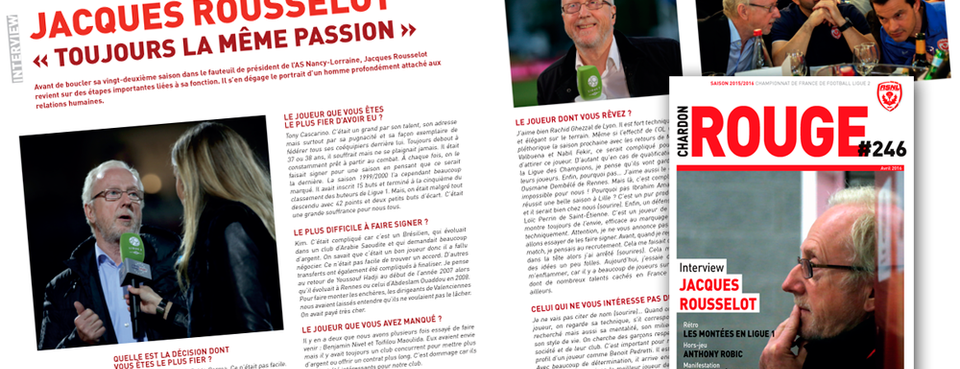 Le président en Une