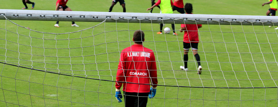 Une séance devant le but