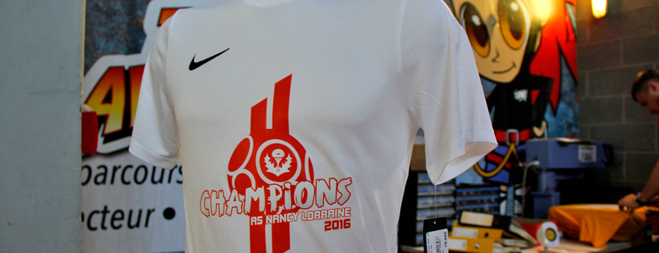 Le tee-shirt des champions