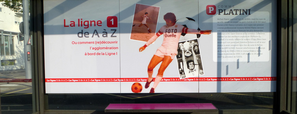 Platini à la station Picot