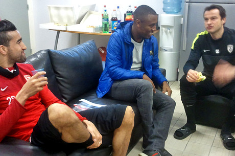 André Luiz et Hadji en tribune