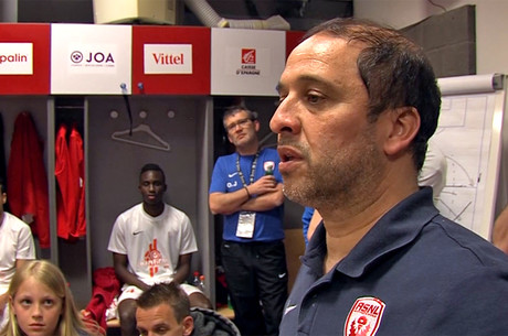 Les félicitations du coach